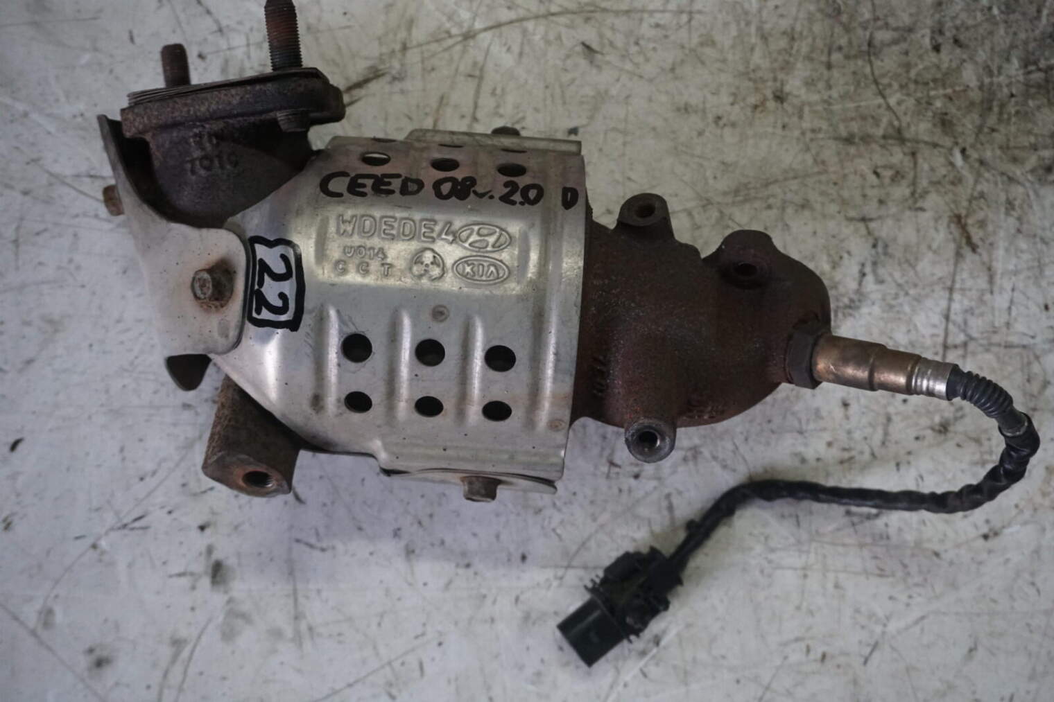 Kia Ceed I Kolektor Dpf Wdede4 V014 Cct 2.0crdi