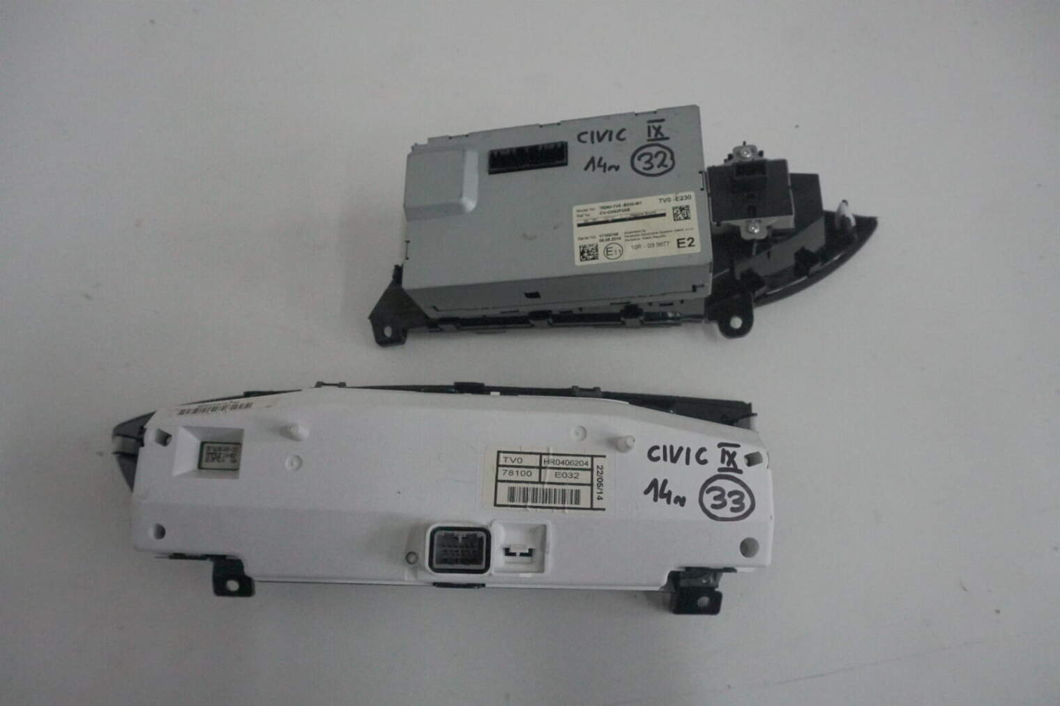 Honda CIVIc IX Ufo Wyświetlacz Komplet Hr0406204 78260-Tv0-E230-M1 - obrazek 3