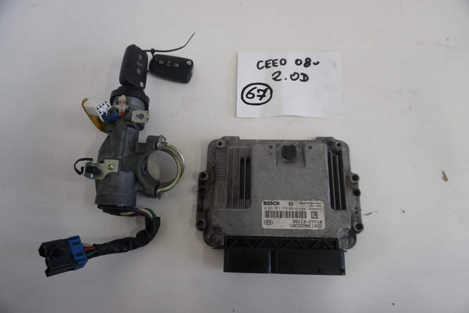 Kia Ceed I Komputer Sterownik Silnika 39113-27710