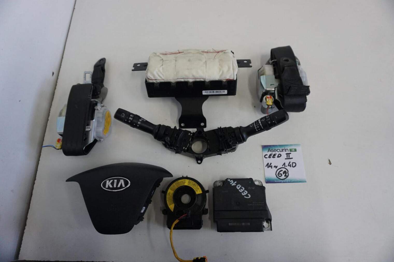 Kia Ceed II Poduszki Powietrzne Airbag 2014rok