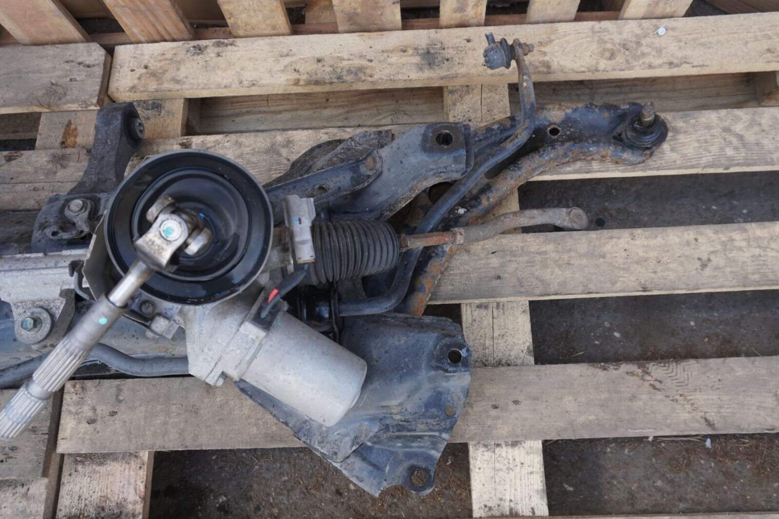 Honda Jazz III Belka Zawieszenia Przedniego Sanki Maglownica Showa Tf0-E9 - obrazek 3