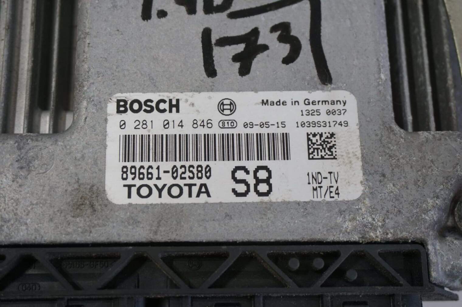 Toyota Auri I E15 Komputer Sterownik Silnika 89661-02s80 0281014846 - obrazek 2