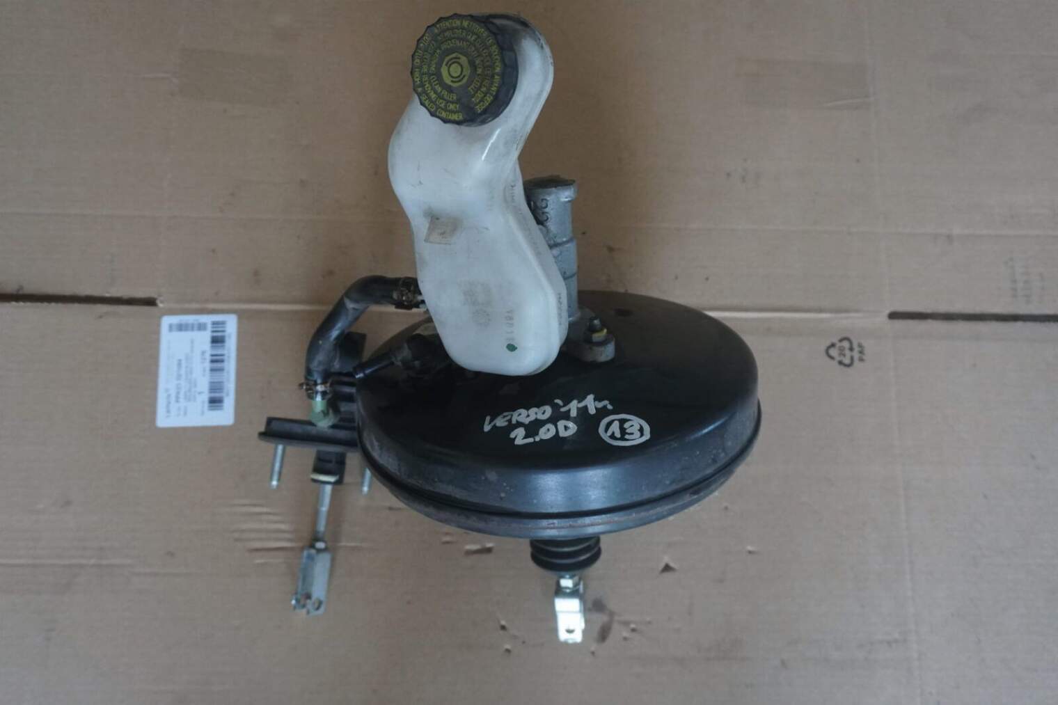 Toyota Verso Pompa Hamulcowa Serwo 47200-0f050 0204051844