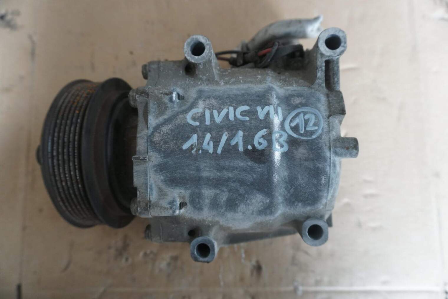Honda CIVIc VII Sprężarka Kompresor Klimatyzacji Trsa09 38800-Pla-E021-M2 Nr.12 - obrazek 5