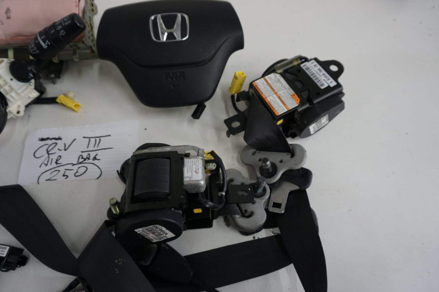 HONDA CR-V III 2008-2012R PODUSZKI POWIETRZNE ZESTAW AIRBAG STEROWNIK 77960-SWA-E231-M4 NR.250 - obrazek 3