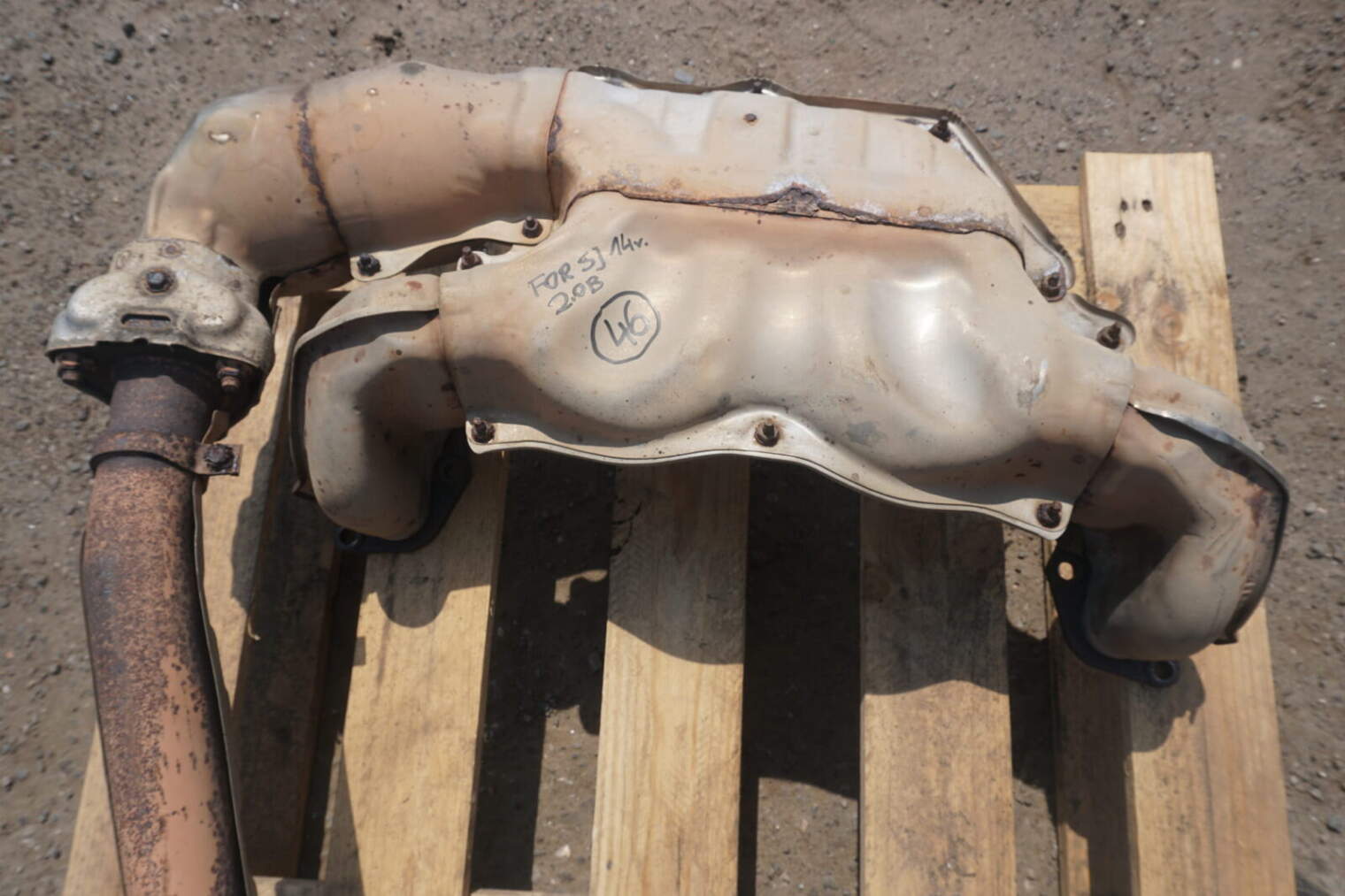 SUBARU FORESTER IV SJ 2.0B FB20 KOLEKTOR WYDECHOWY KATALIZATOR 44620AD740 ; 44620AD490 - obrazek 5
