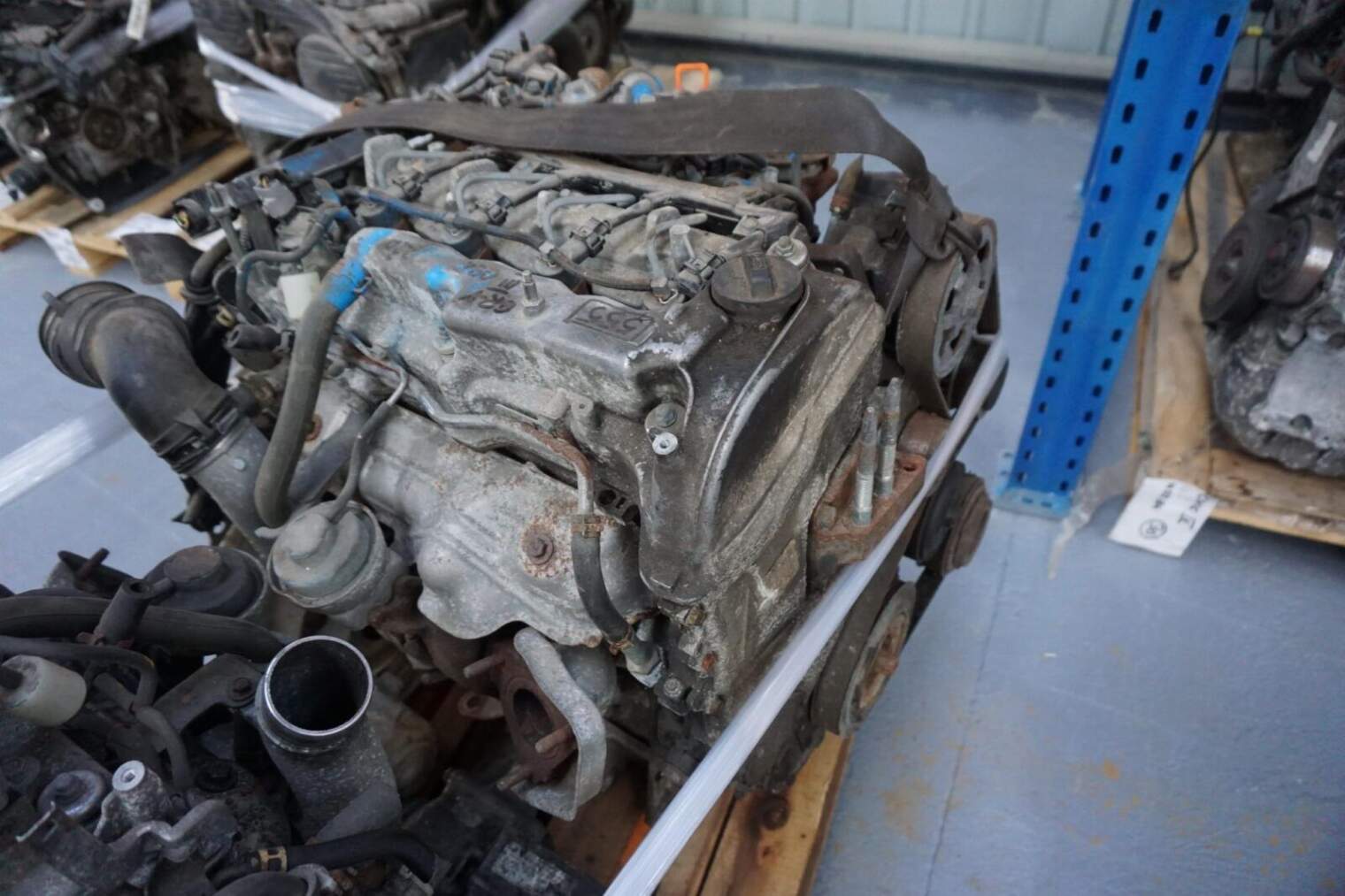 HONDA CR-V III SILNIK 2.2DIESEL N22A2 BLOK WTRYSKIWACZE GLOWICA MH0 NR.555