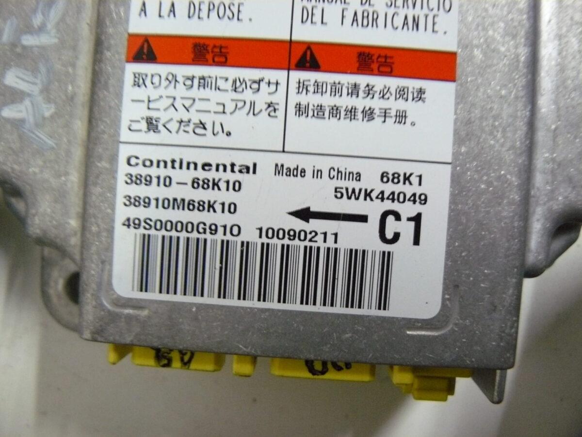 Suzuki Alto 2009r 1.0b Airbag Poduszki 38910-68k10 - obrazek 2