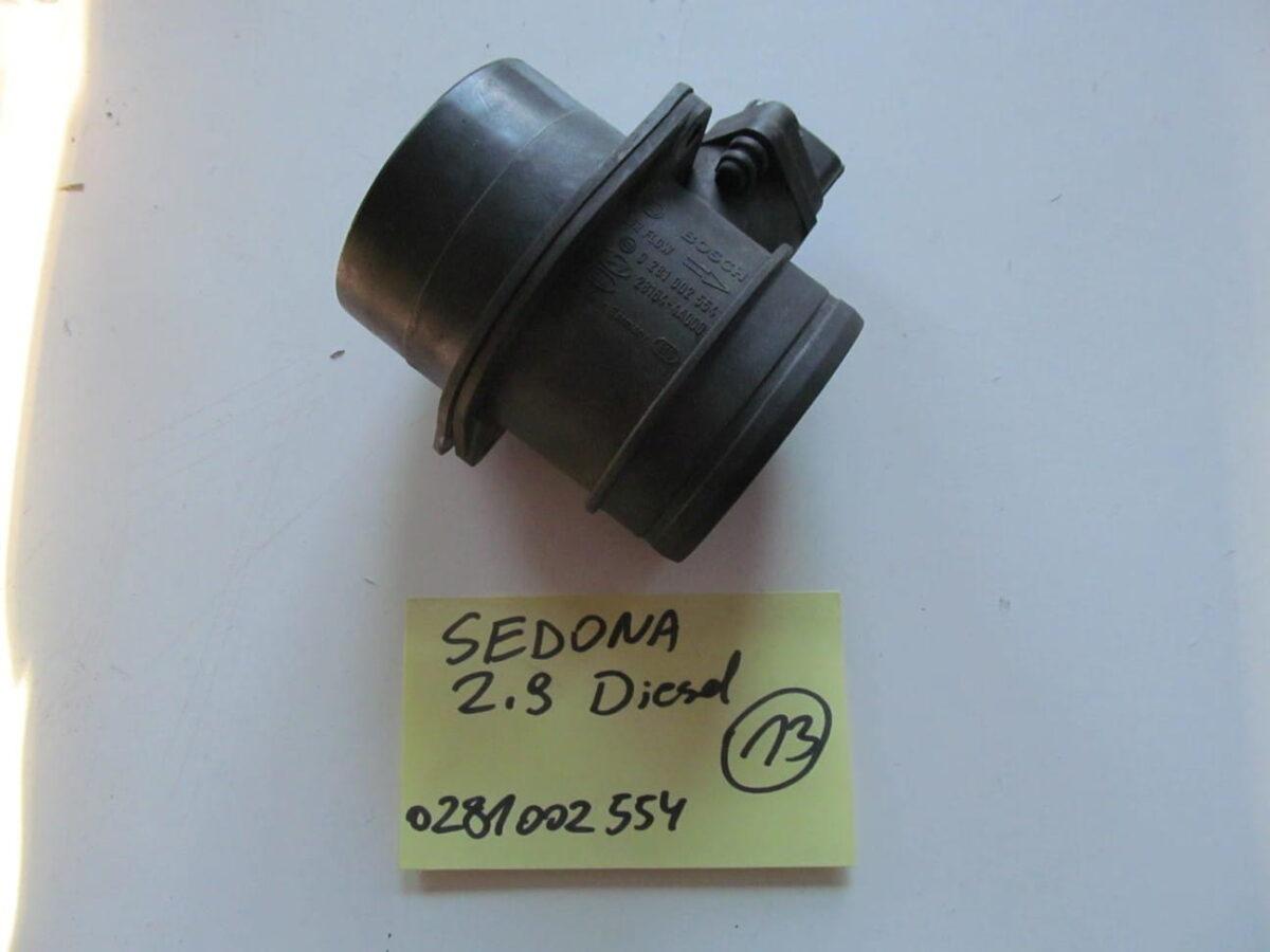 Kia Sorento Sedona 2.5 Crdi Przepływomierz 0281002554