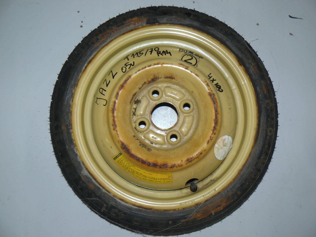 Honda Jazz I Koło Dojazdowe T115/70r14 4x100