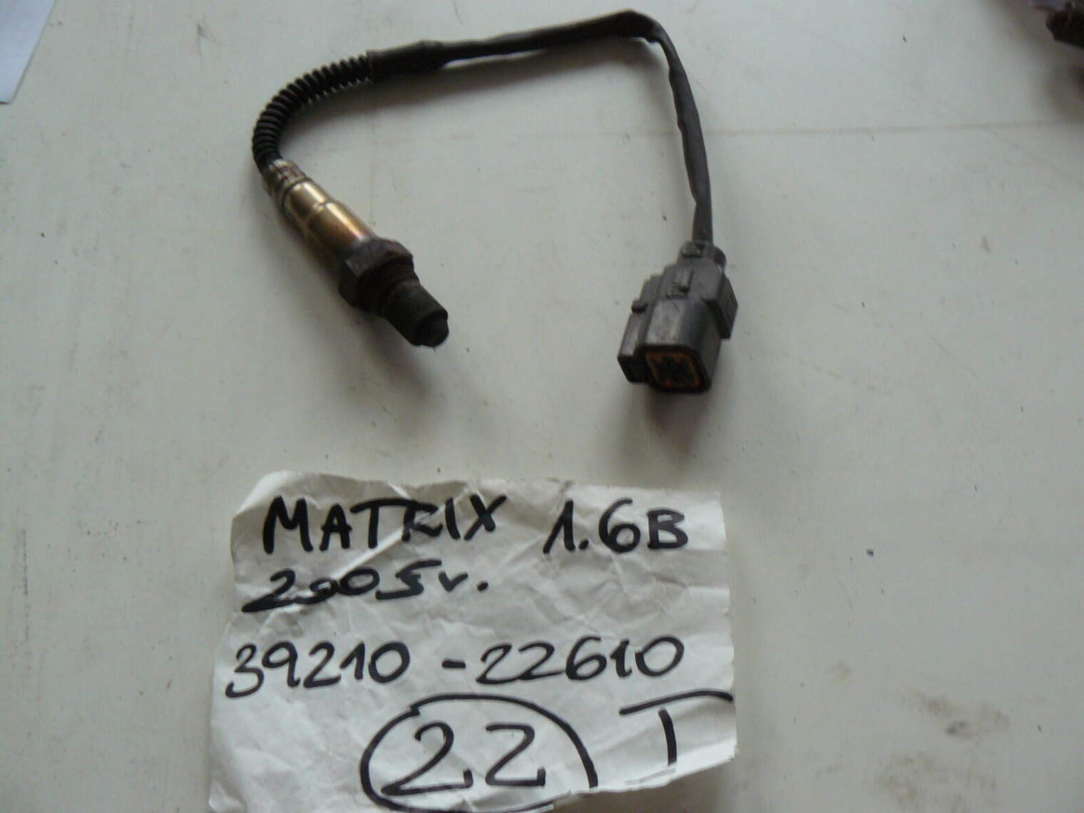 Hyundai MatrIX 1.6b 05r Sonda Lambda 39210-22610