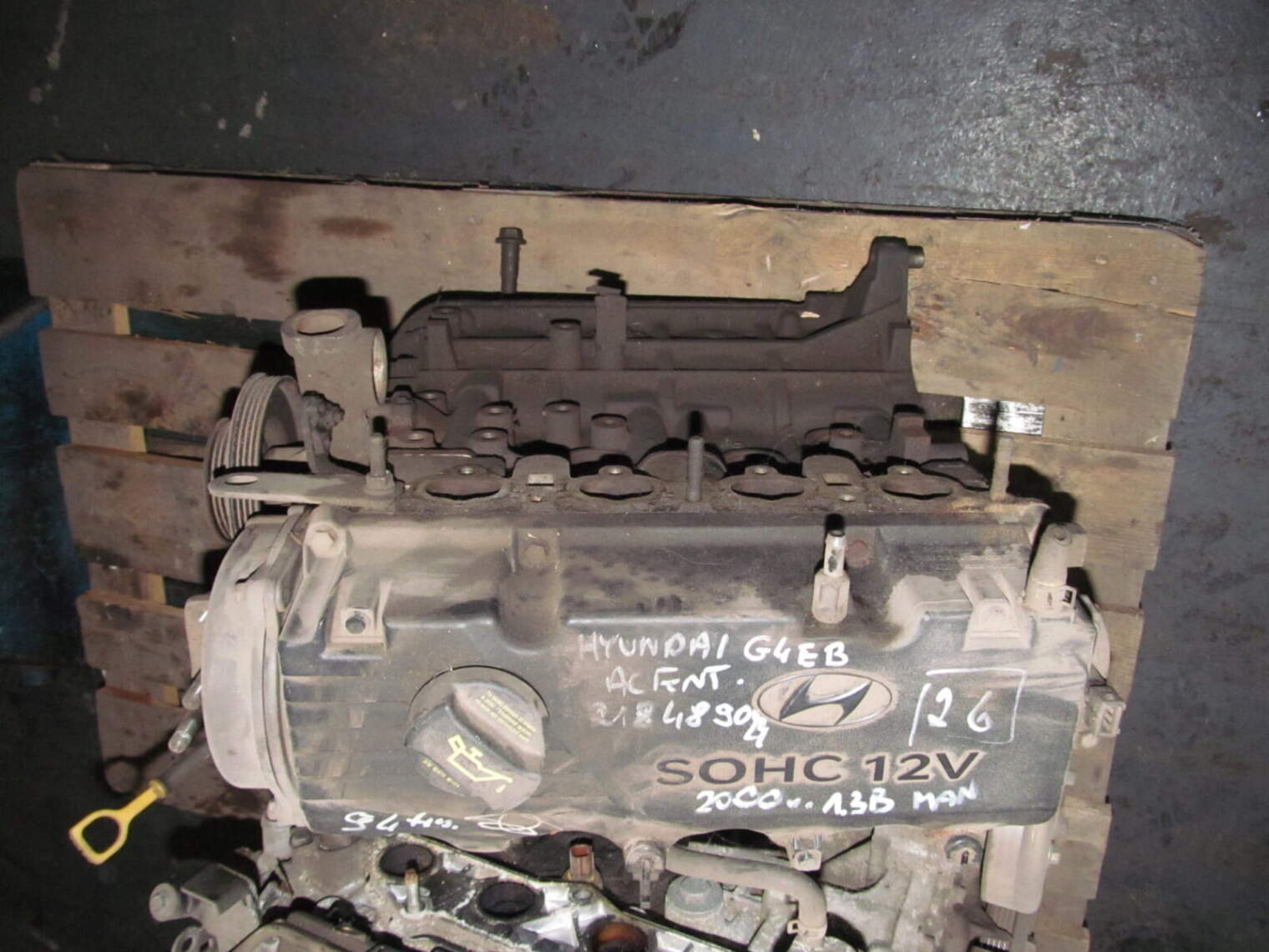 Hyundai Accent 2000r Silnik 1.3 Benzyna G4eb