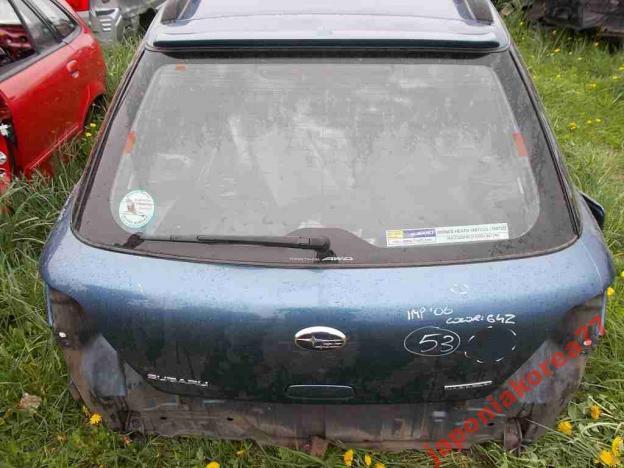 Subaru Impreza Gd 2006r Klapa Tylna Szyba 64z
