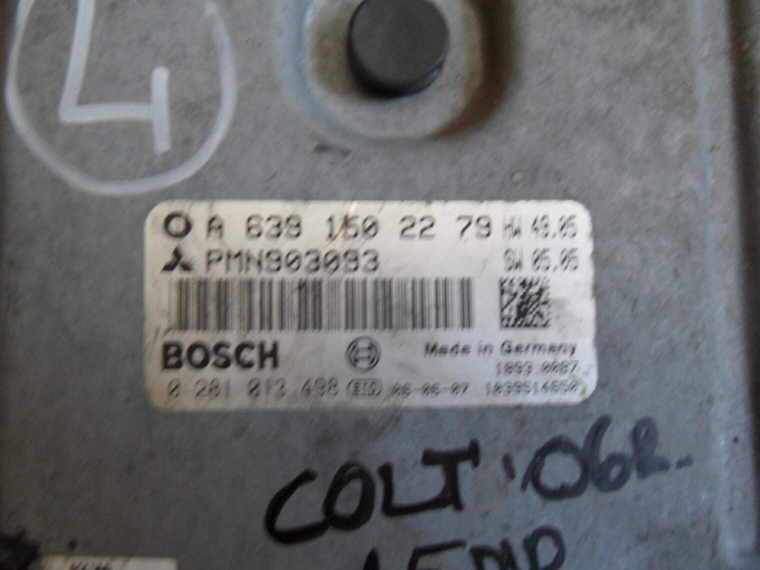 Mitsubishi Colt 1.5 Did Sterownik Silnika A6391502279 Pmn903093 - obrazek 3