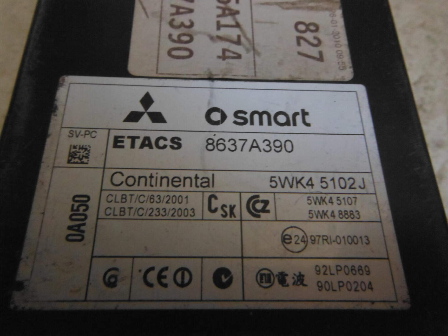 Mitsubishi Colt VI Moduł Bsi 8637a390 - obrazek 2