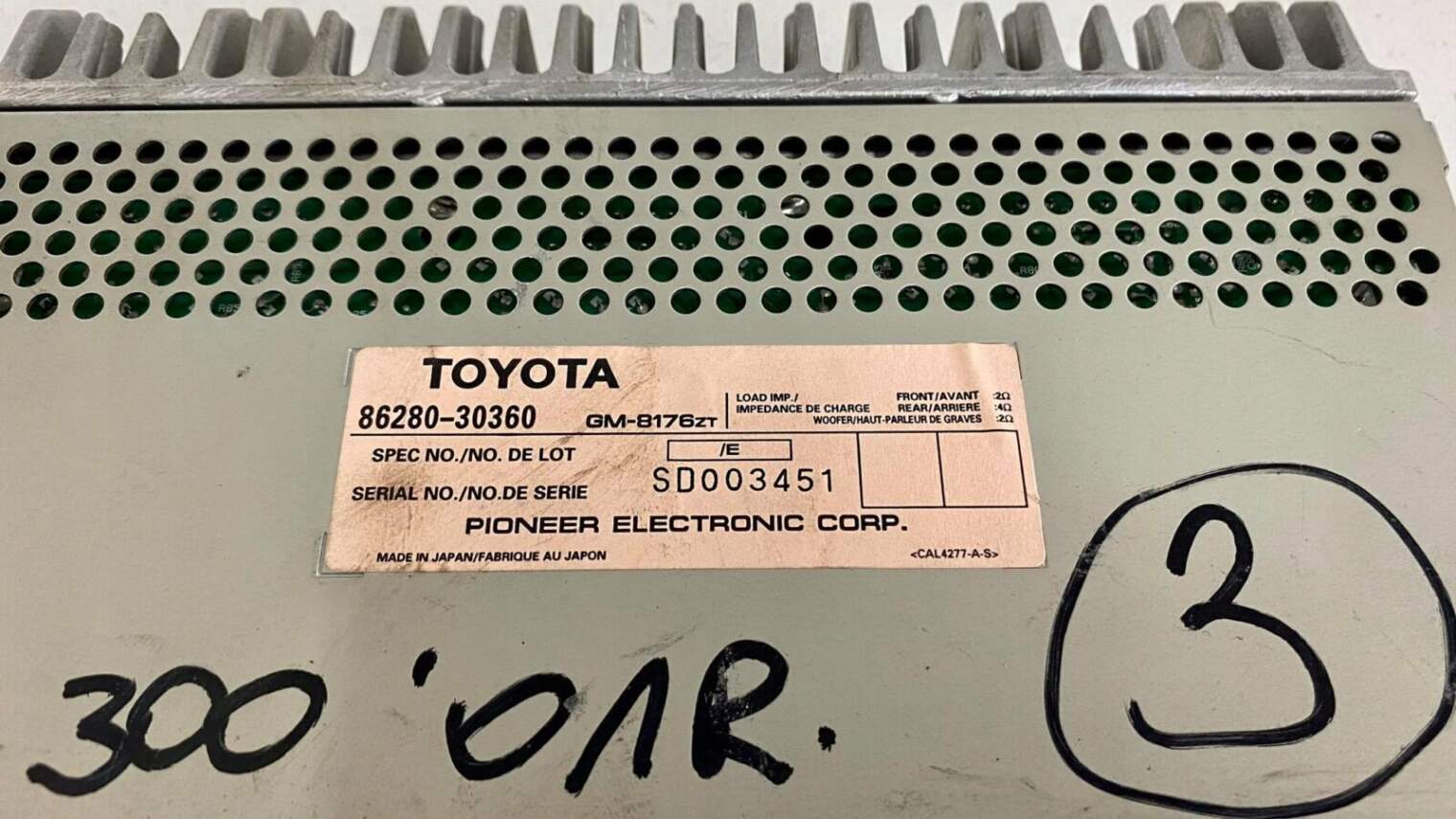 Lexus Gs300 1998r Wzmacniacz 86280-30360 - obrazek 2