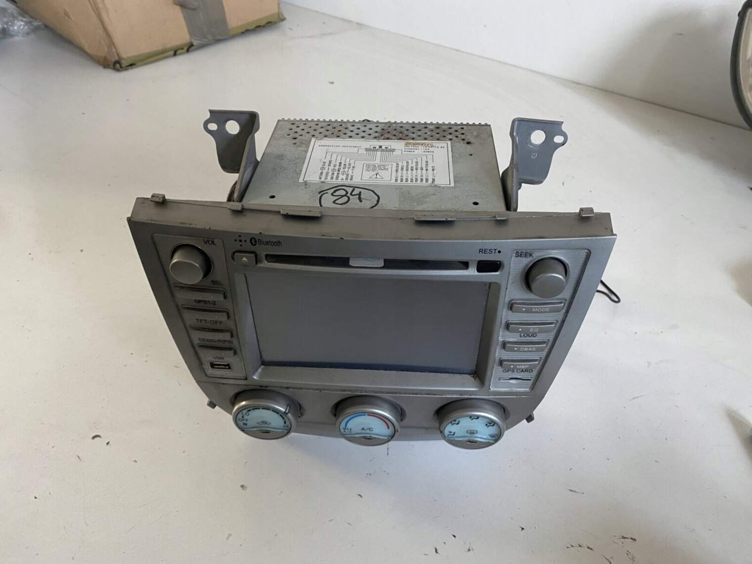 Toyota Camry V4 Radioodtwarzacz Panel Sterowania