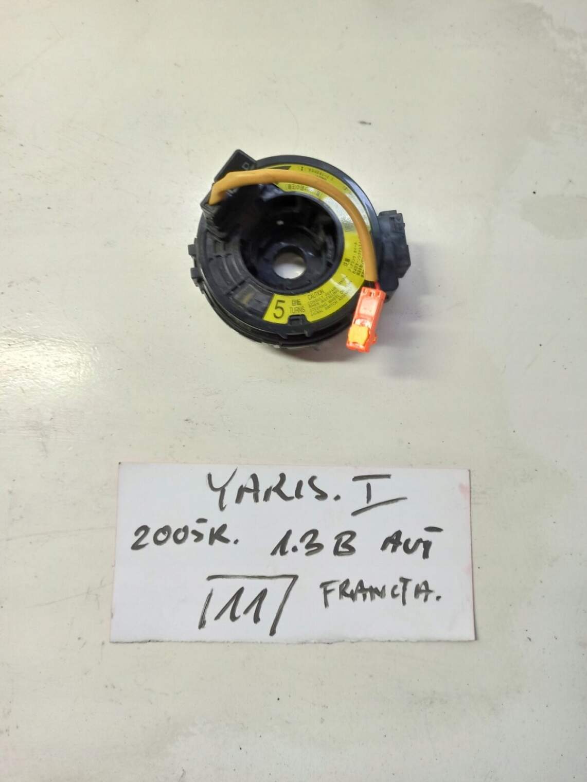 Toyota Yaris 2005r 1,3 B Aut Taśma Zwijak Airbag