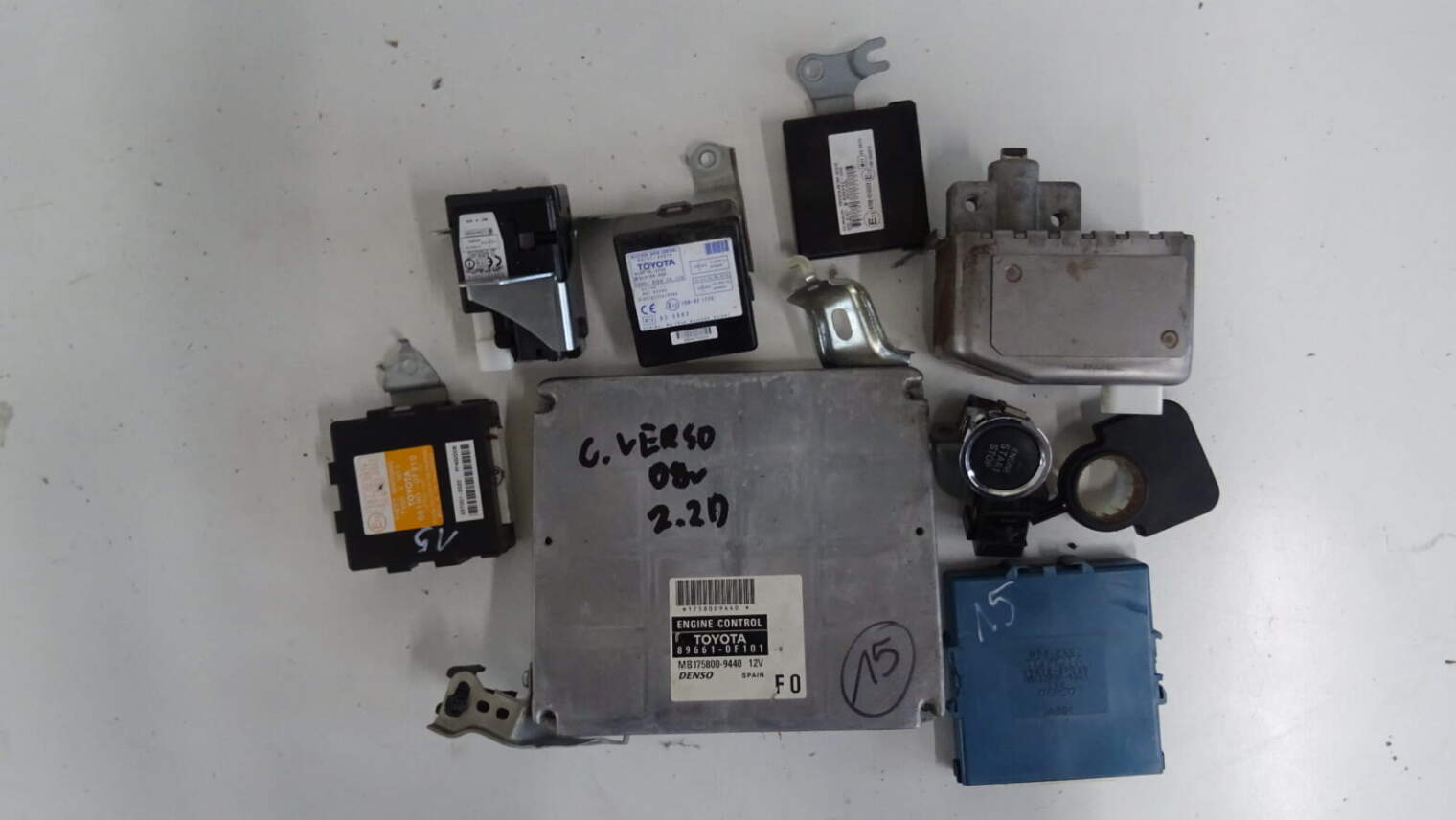 Toyota Corolla Verso 2,2d Sterownik Silnika 89661-0f101