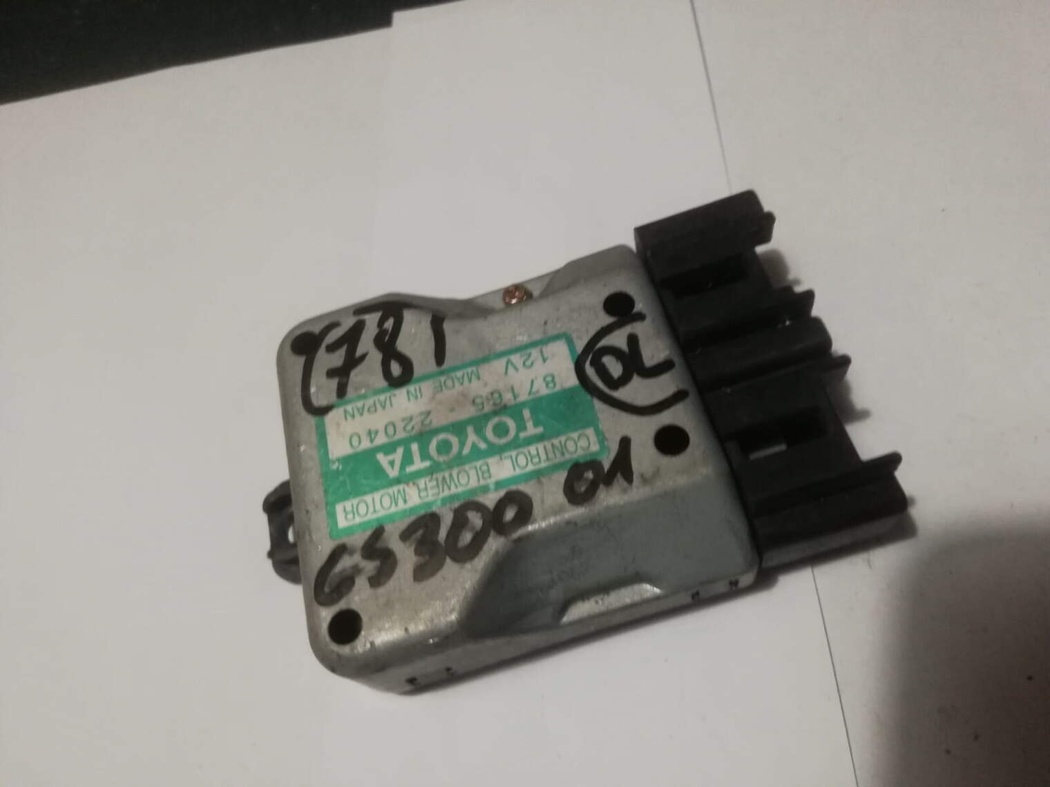 Lexus Gs300 2001r Rezystor Opornik Dmuchawy Nawiewu 87165-22040