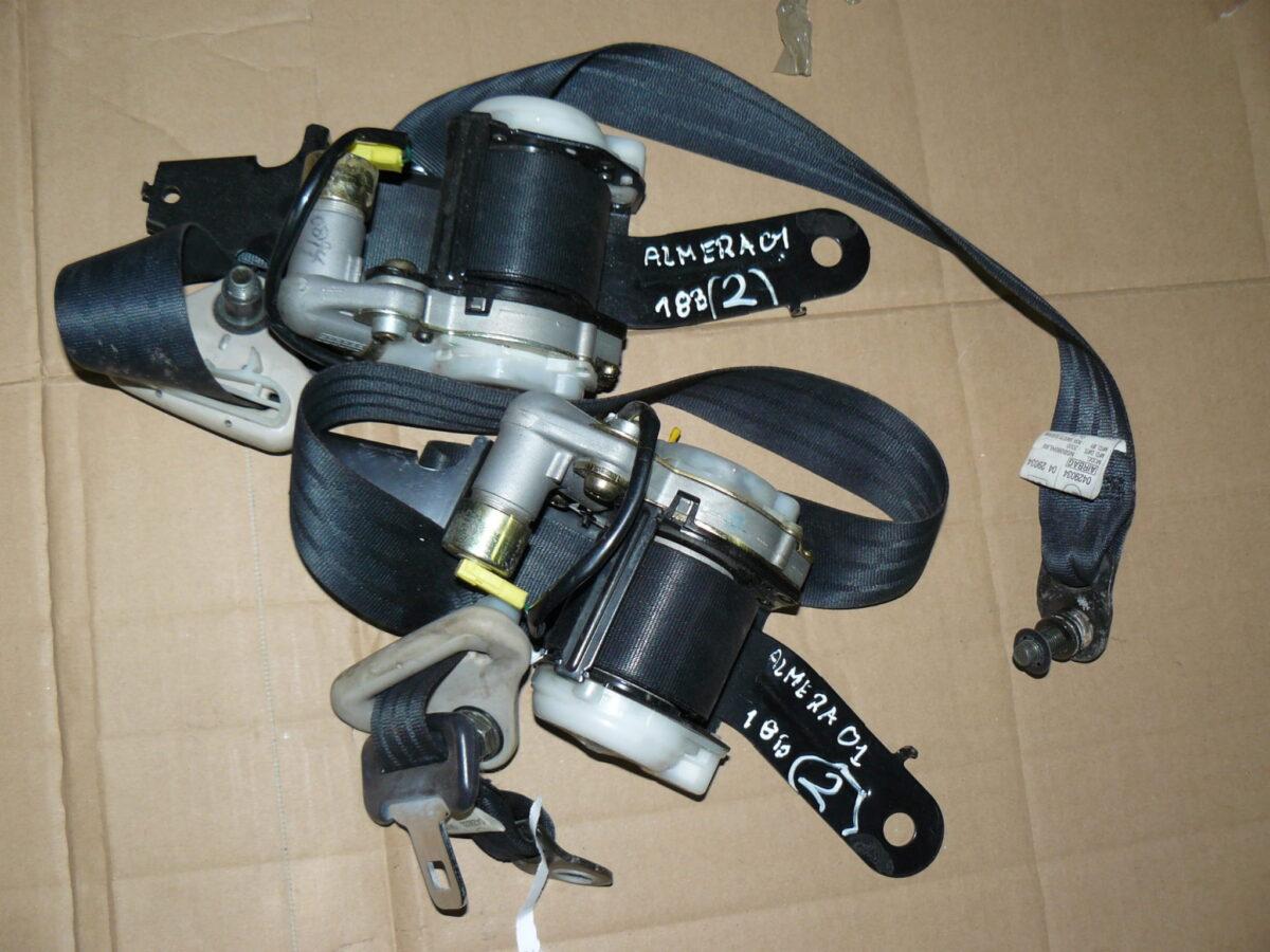 Nissan Almera N16 2002 Pasy Bezpieczeństwa Lewy Prawy