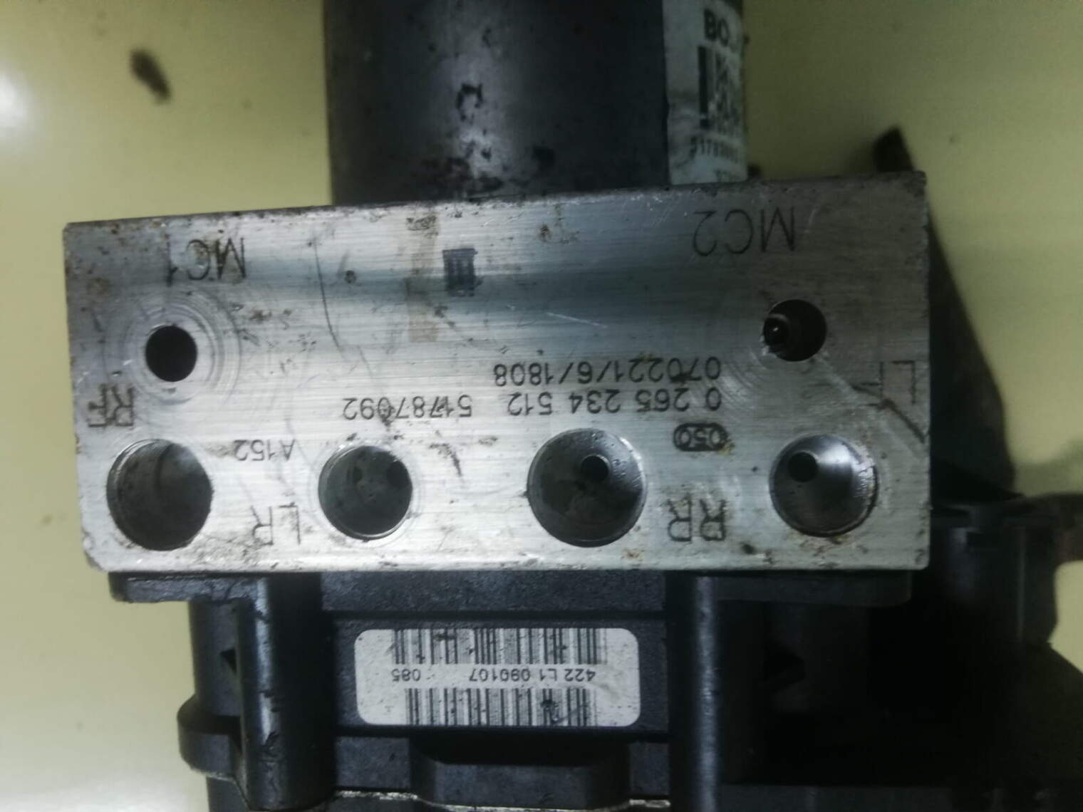 Fiat Grande Punto 2007r Diesel Pompa Abs Esp 51787092 0265234512 265950620 - obrazek 6