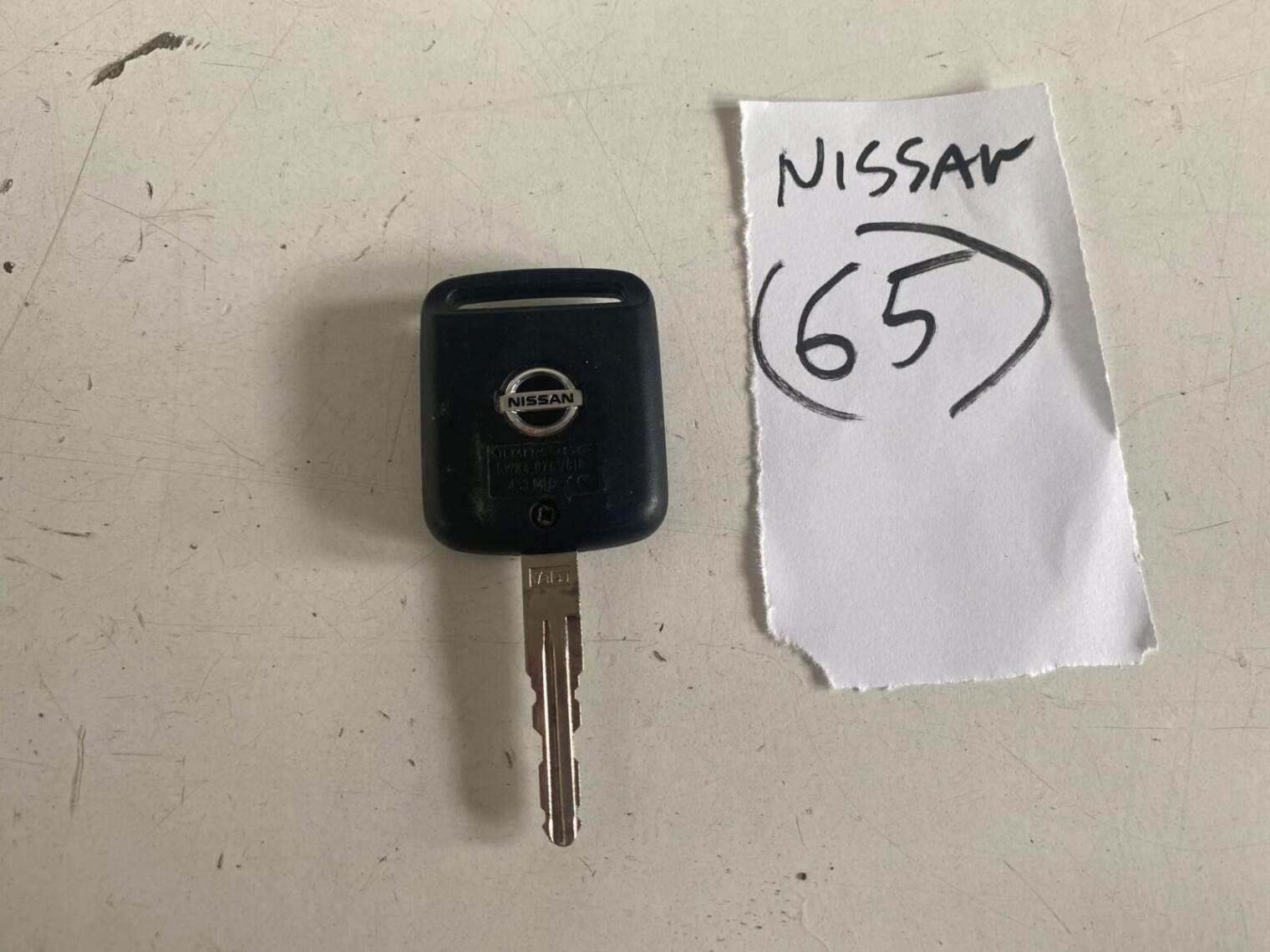 Nissan X-Trail Note Micra Kluczyk 5wk4 876 /818 65 - obrazek 3