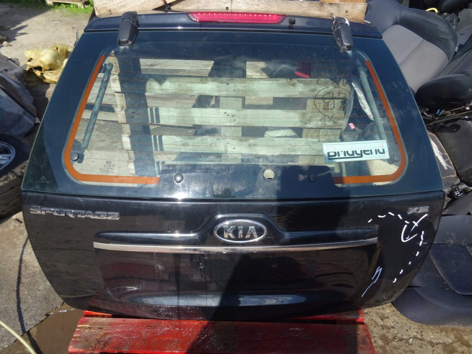 Klapa Bagażnika Szyba 871111f021 Kia Sportage 2007r Lift Kołor 1k Zawiasy 87150-1f001 87160-1f001