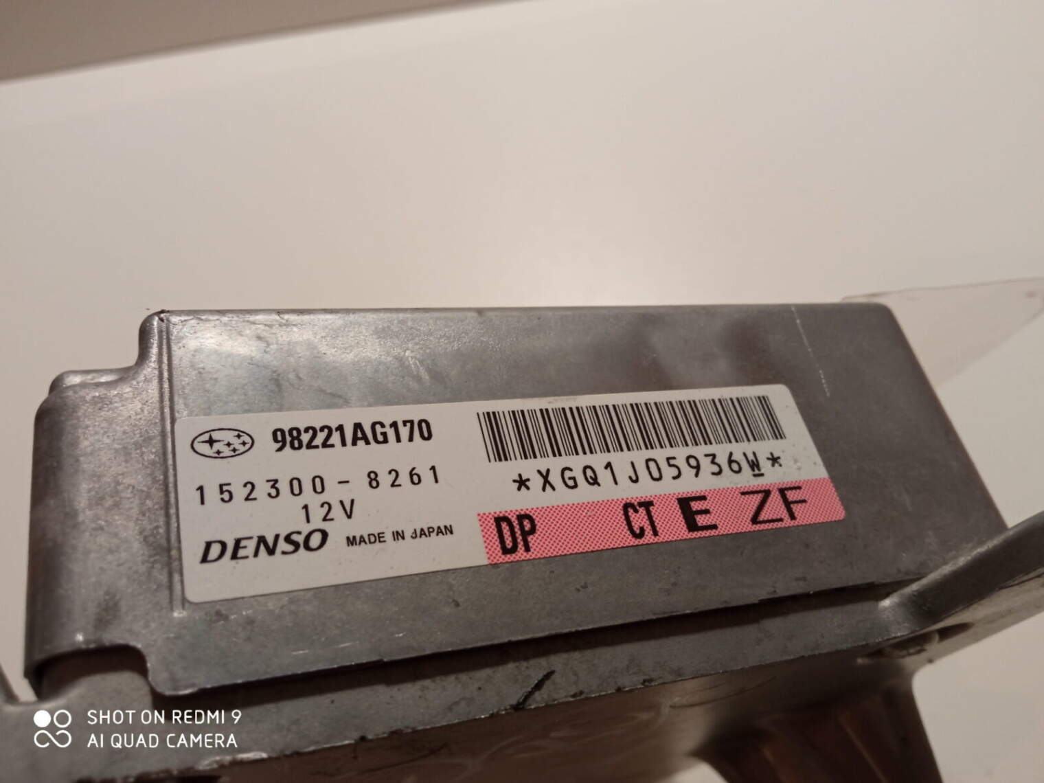 Subaru Legacy Outback Sterownik Sensor Poduszek Air Bag 98221ag170 - obrazek 3