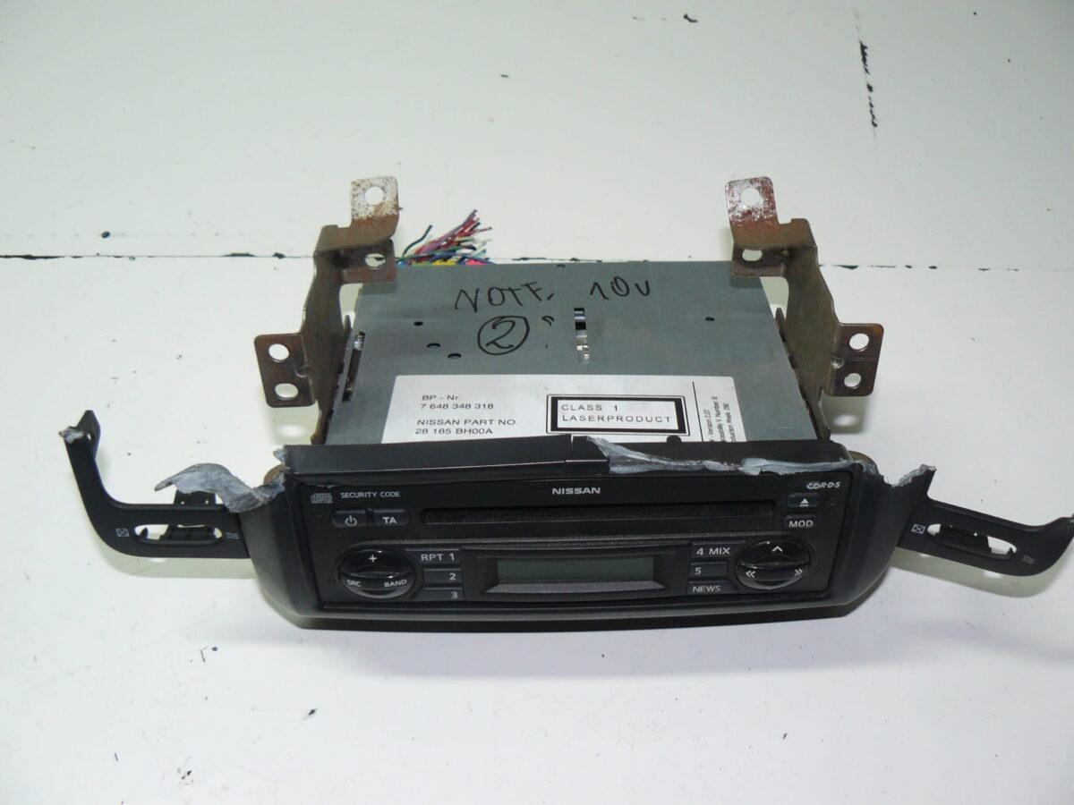 Nissan Note 2010r Radioodtwarzacz Panel 28185bh00a