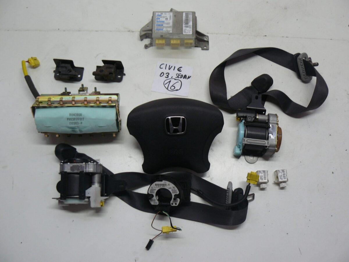 Honda CIVIc 03r Poduszki Air Bag 77960-S5b-E911-M1