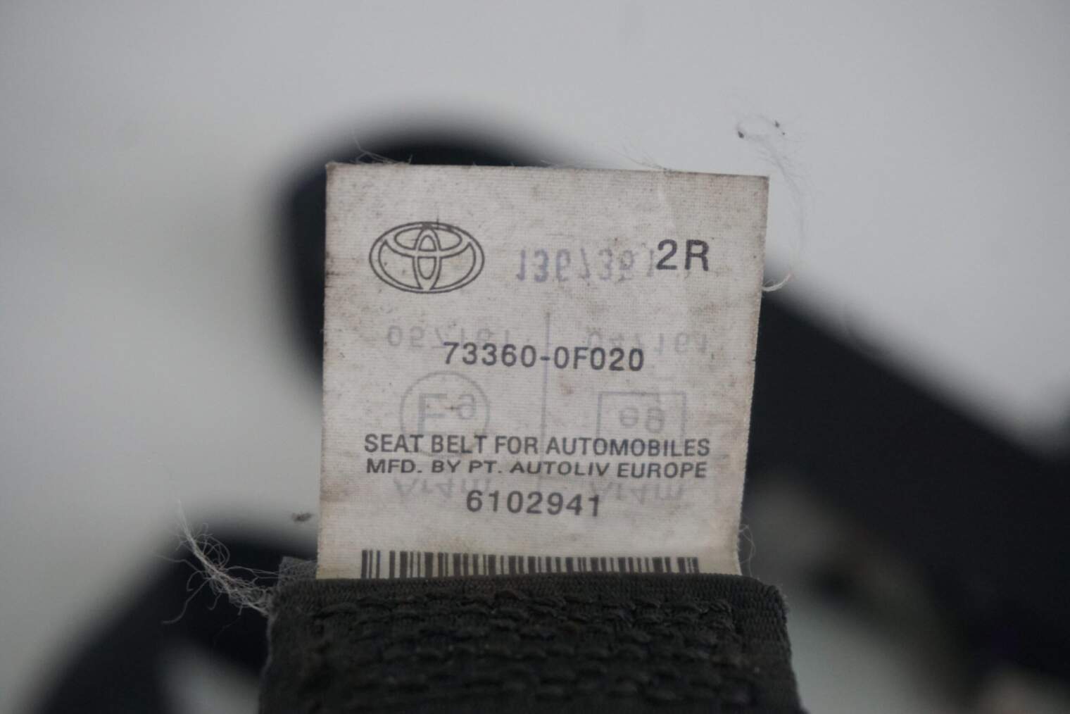 TOYOTA VERSO 2009-2013R TYLNE PASY PRAWY LEWY DRUGI RZĄD 73370-0F020 , 73360-0F020 - obrazek 6