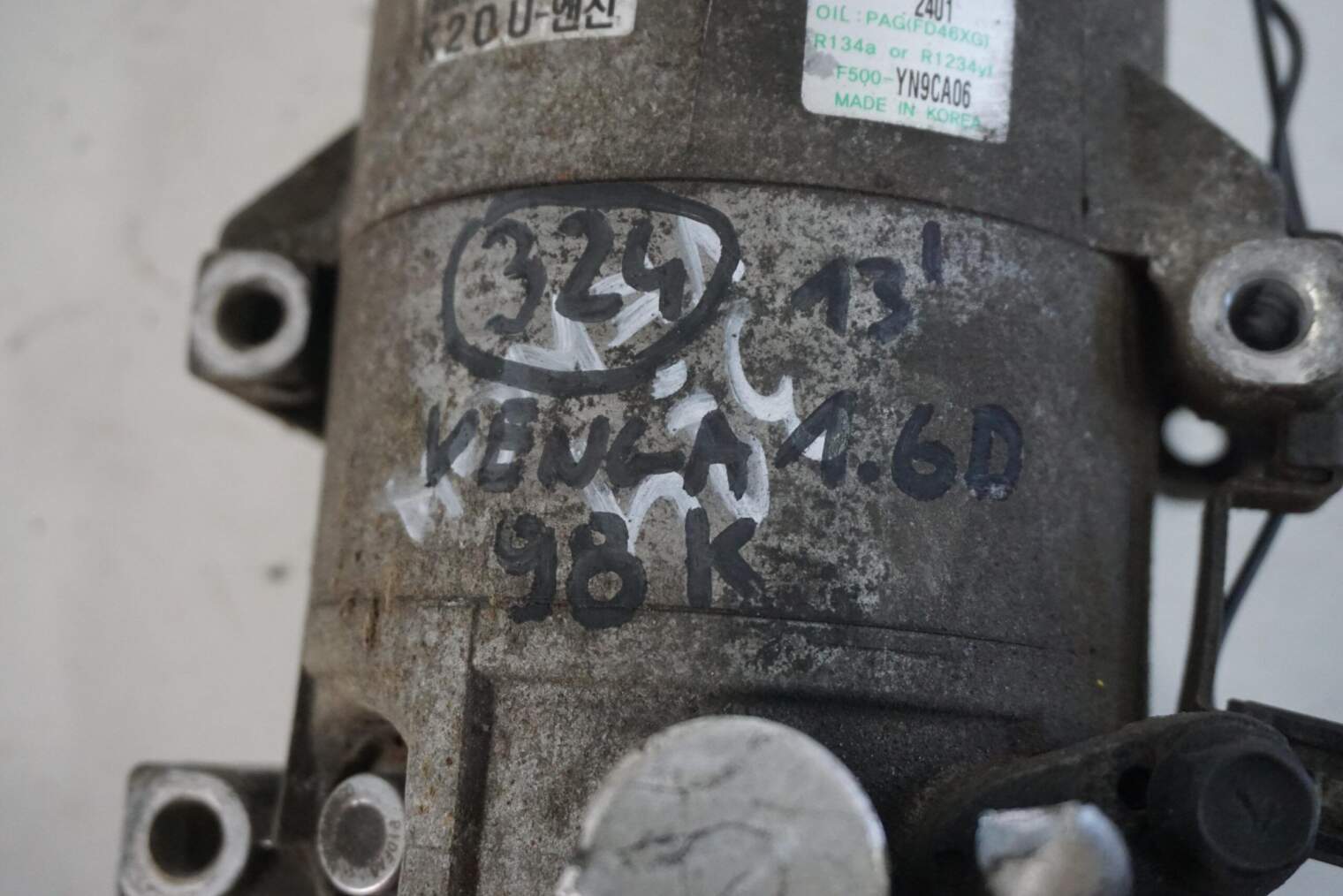 Kompresor klimatyzacji sprężarka Kia Venga 1.6D F500-YN9CA06 - obrazek 4