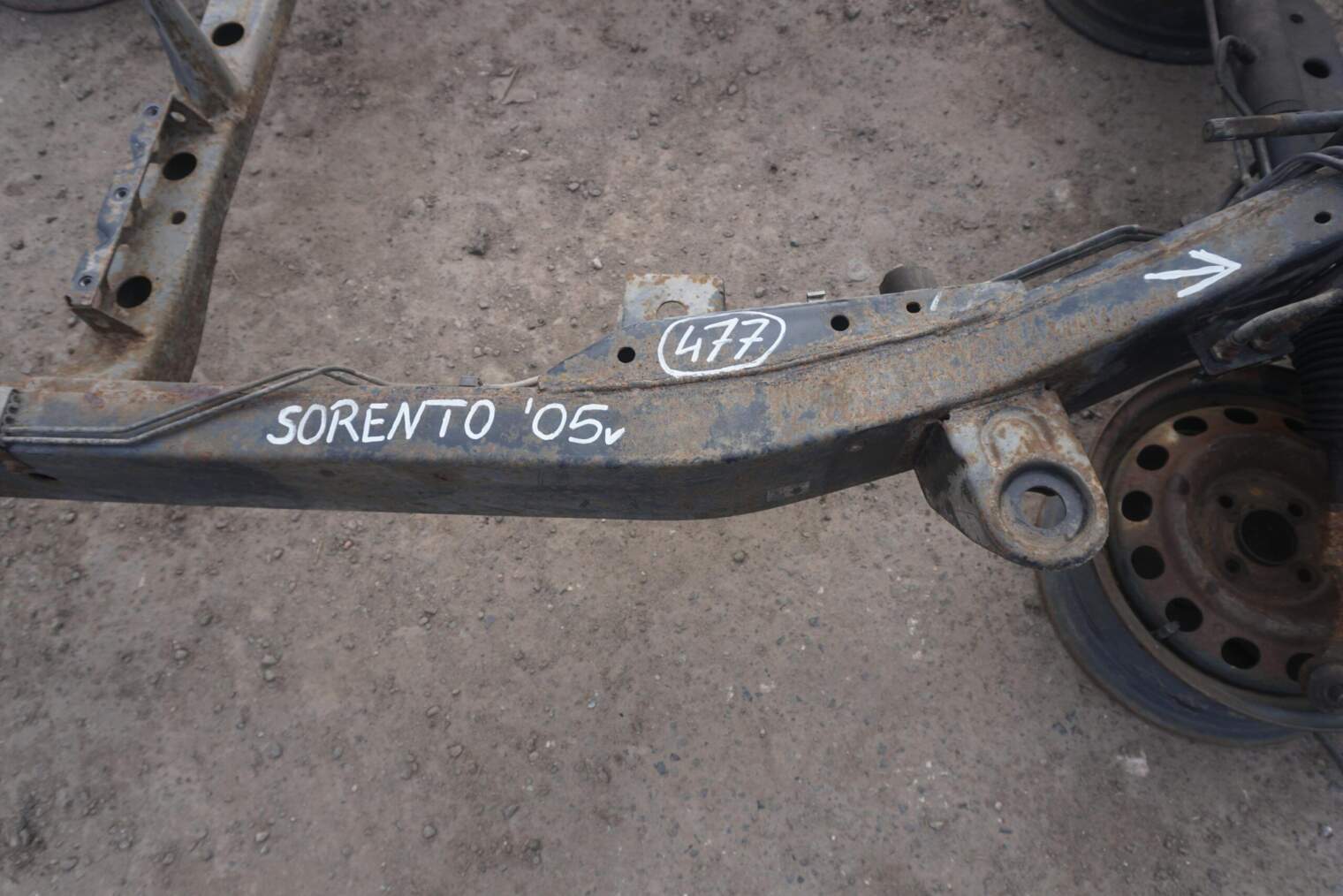 KIA SORENTO I JC 2006r 2.5crdi D4CB AUTOMAT RAMA NADWOZIA 620003E122 ; 620003E121 - obrazek 2