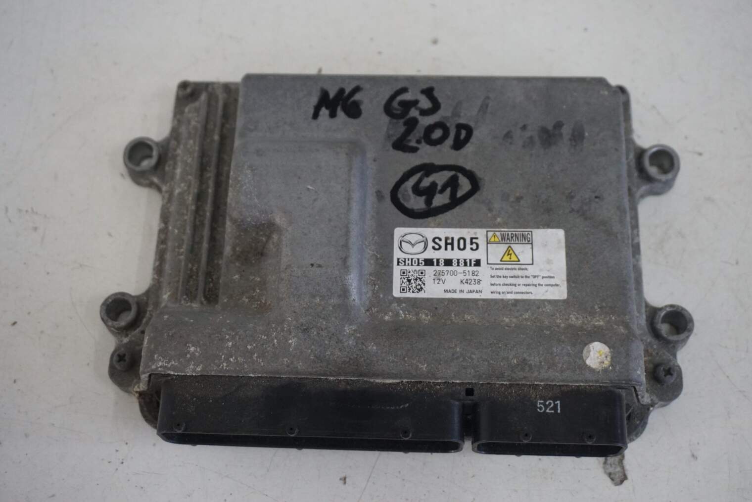 MAZDA 6 GJ STEROWNIK SILNIKA 2.2DIESEL SH05 18 881F SH0518881F - obrazek 2
