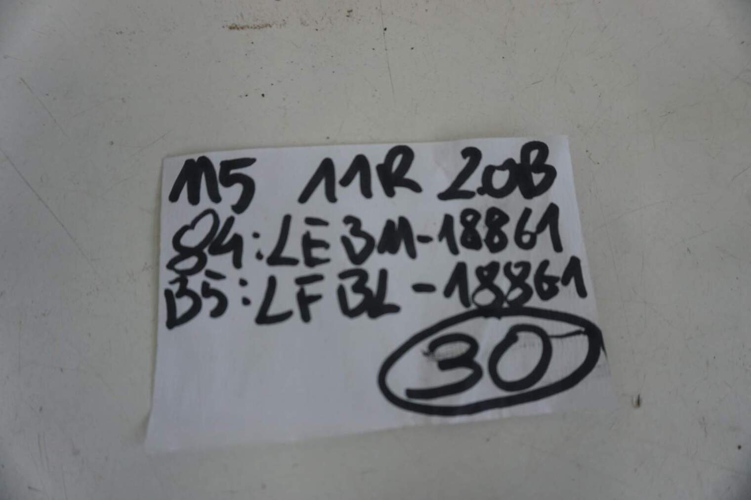 MAZDA 5 II CW SONDA LAMBDA LEBM-18861 LFBL-18861 - obrazek 2