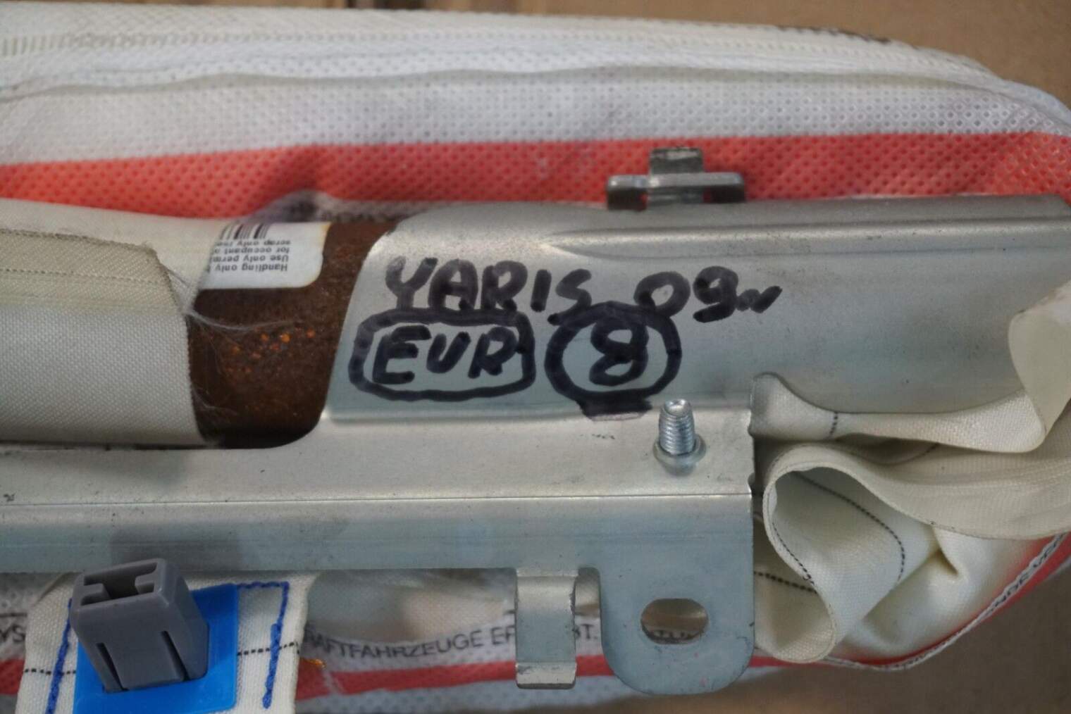 TOYOTA YARIS II KURTYNA PODUSZKA POWIETRZNA AIRBAG - obrazek 2