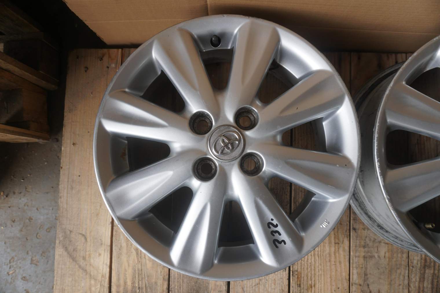 TOYOTA YARIS II 2006-2012 FELGA ALUMINIOWA 4x100 et45 15x5,5j 42611-0D240 - obrazek 14