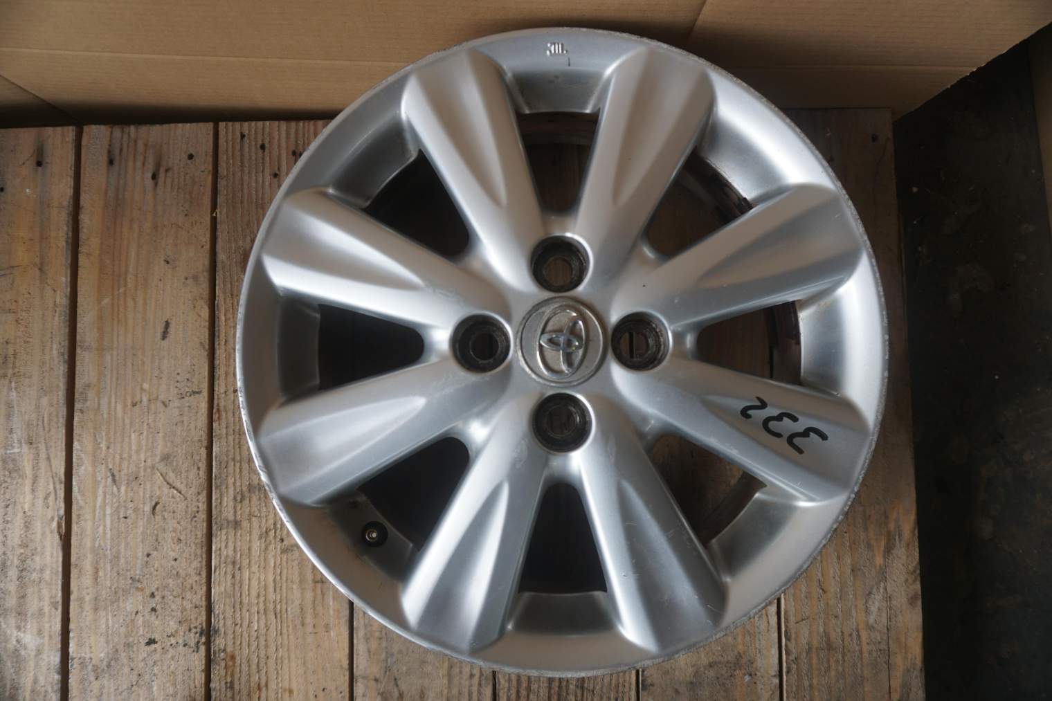 TOYOTA YARIS II 2006-2012 FELGA ALUMINIOWA 4x100 et45 15x5,5j 42611-0D240 - obrazek 19