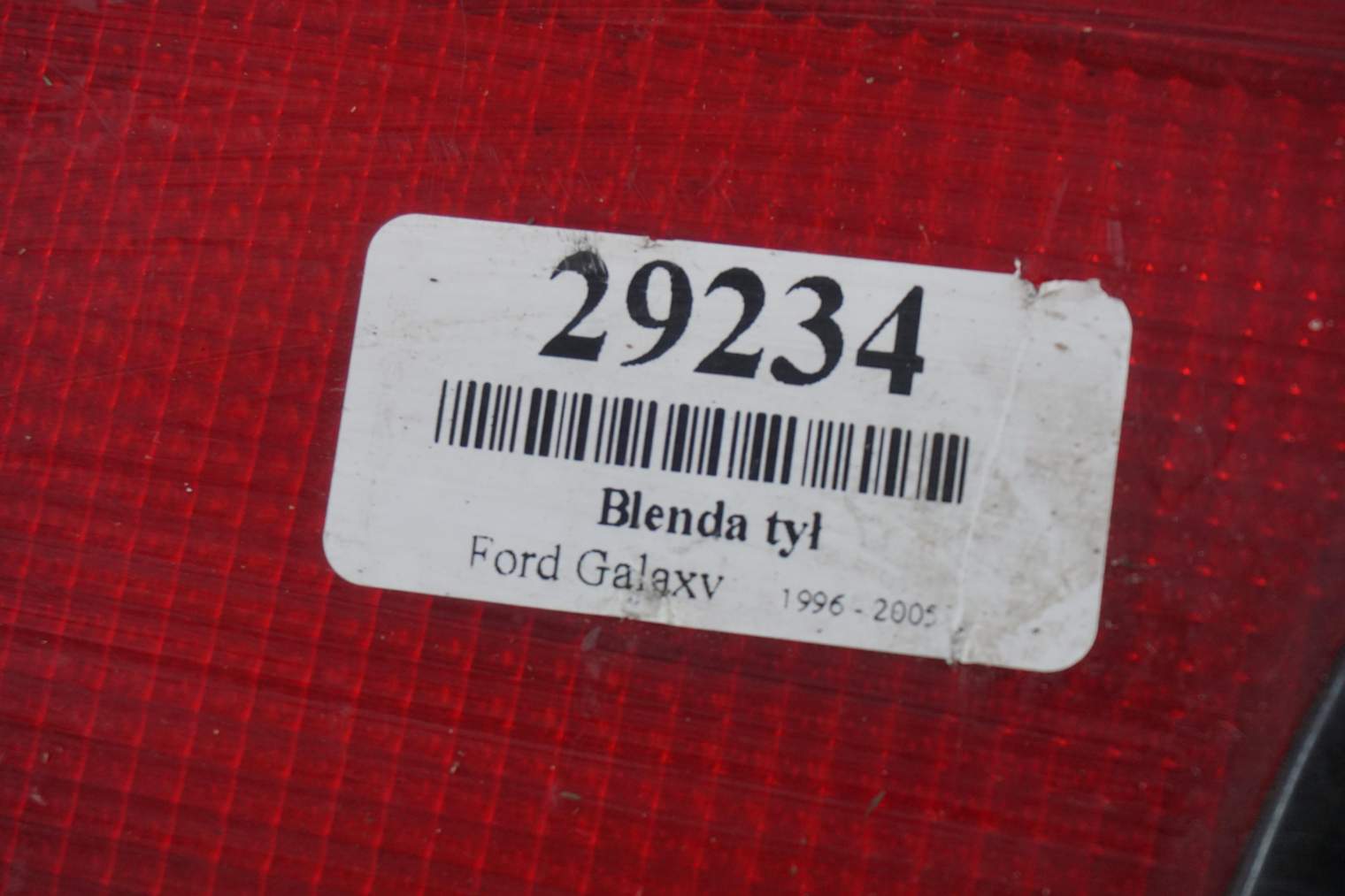 FORD GALAXY BLENDA KLAPY BAGAŻNIKA 292234 - obrazek 5