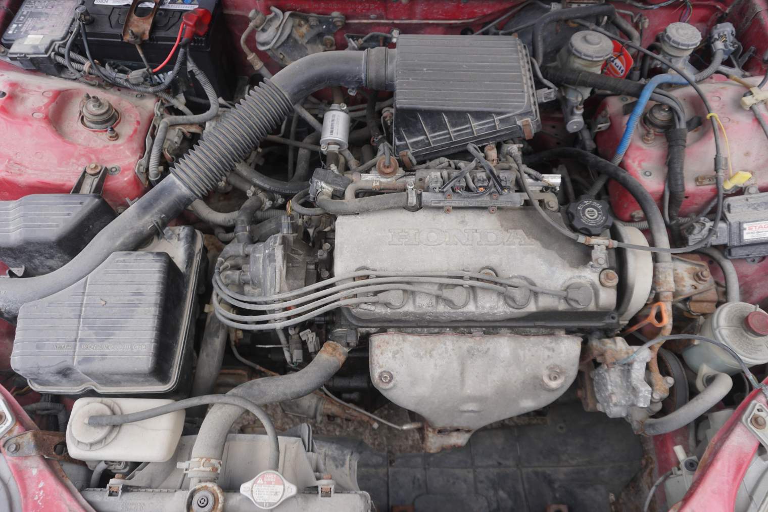 HONDA CIVIC VI 3D SILNIK D14A3 1.4B SKRZYNIA BIEGÓW APARAT ZAPŁONOWY30100P2AJ01