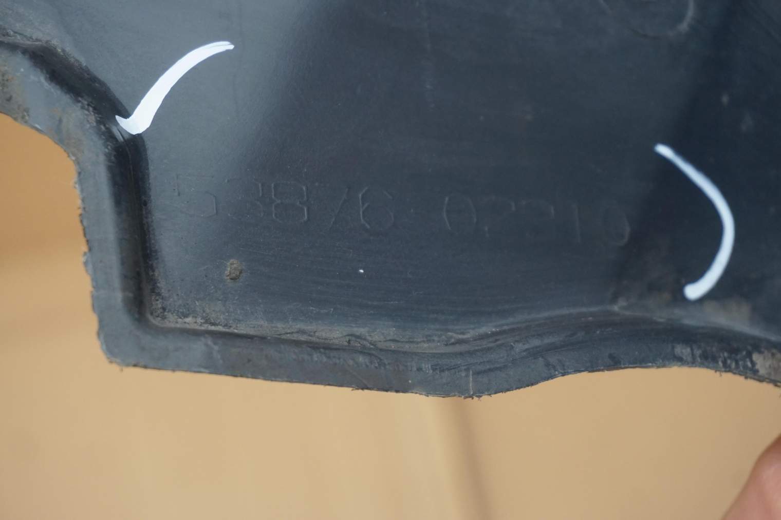 TOYOTA AURIS I E15 07-11r NADKOLE LEWE PRZEDNIE 53876-02310 - obrazek 5
