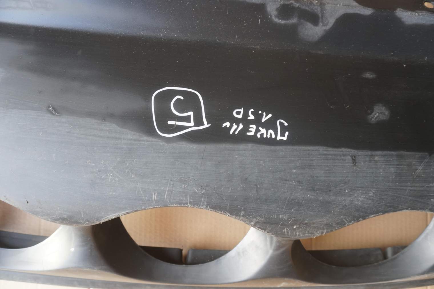 DOKŁADKA LISTWA SPOILER ZDERZAK PRZÓD NISSAN JUKE I F15 620261KA1A - obrazek 4