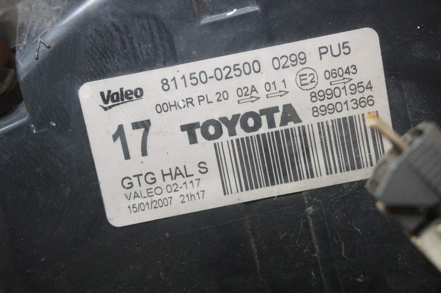 TOYOTA AURIS E15 LAMPA LEWA 81150-02500 - obrazek 8